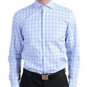 Hugo Boss "Mark US" Men's Plaid Sharp Dress Shirt